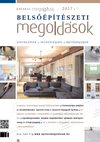 Belsőépítészeti felújításokkal foglalkozik az Építési Megoldások új száma Belsőépítészeti felújításokkal foglalkozik az Építési Megoldások új száma