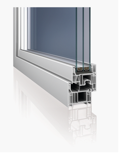 Egyedlll profilrendszer az Inoutictl: Elegante  alumnium hats PVC ablak