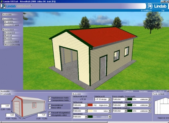 Könnyűszerkezetes kisépületrendszer acélprofilokból Könnyűszerkezetes kisépületrendszer acélprofilokból