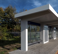 Közlekedési megállók, esőbeállók látványbetonból Közlekedési megállók, esőbeállók látványbetonból