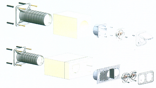 Hőhídmentes villanyszerelés hőszigetelt homlokzaton Hőhídmentes villanyszerelés hőszigetelt homlokzaton