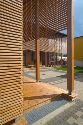 Speciálisan hőkezelt, időjárásálló fenyőanyag