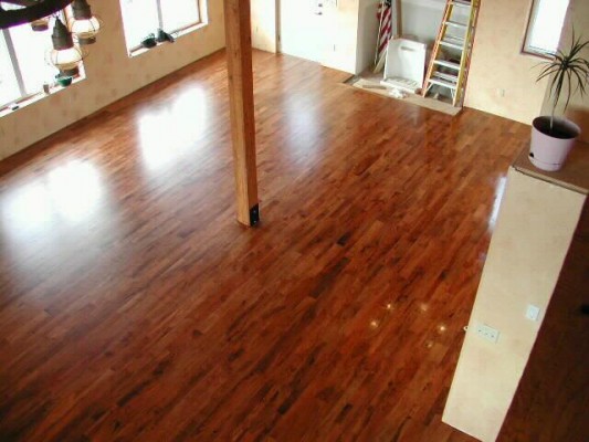 Nagy igénybevételű fapadlók vízbázisú lakkja