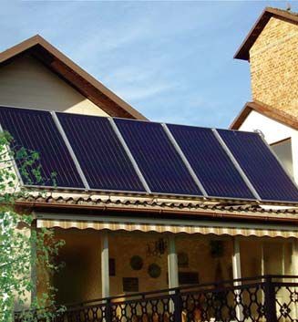 Melegvíz-készítés, fűtésrásegítés, medencefűtés naptetővel