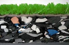 Rázkódáscsillapító szőnyeg műfüves sportpályákra