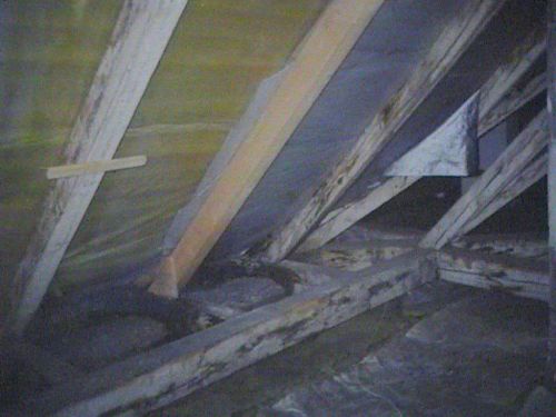 A folyamatos nedvesedés tönkretette a fedélszéket