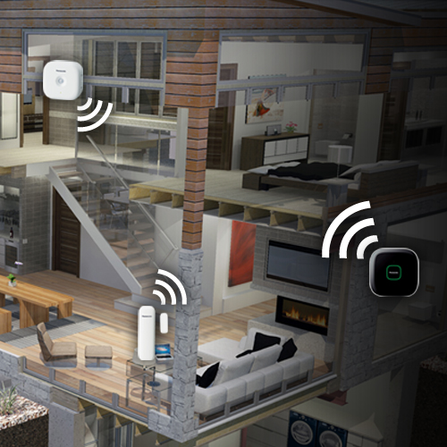 Egyszerű lakásfelügyeleti és -vezérlő rendszer