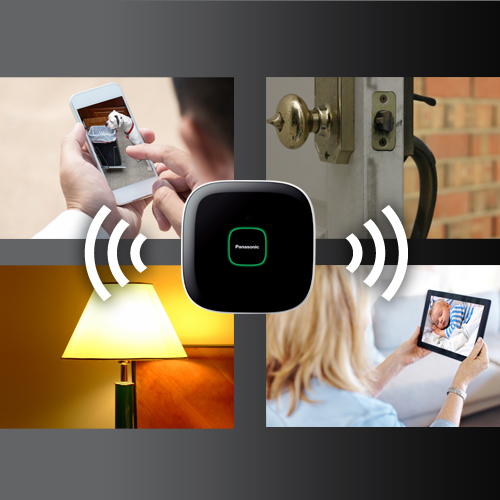 Egyszerű lakásfelügyeleti és -vezérlő rendszer