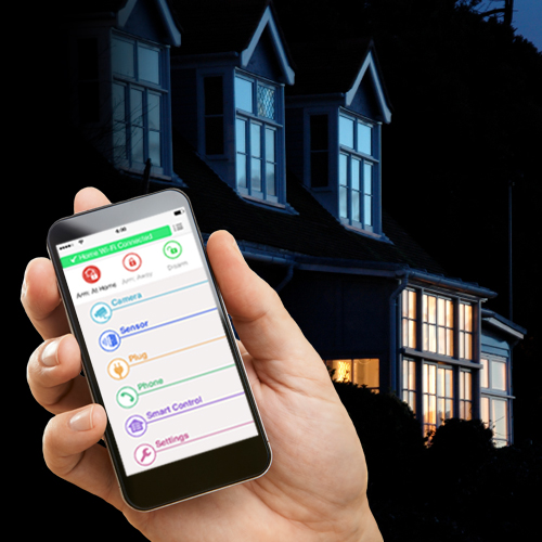 Egyszerű lakásfelügyeleti és -vezérlő rendszer