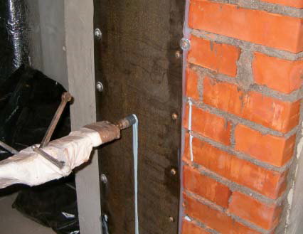 Utólagos falszigetelés injektálással