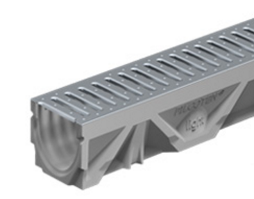 Vízelvezető folyókák speciálisan szálerősített betonból