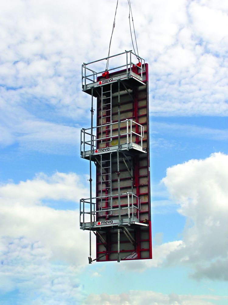 SecuritBasic: biztonsági munkaállvány MEVA falzsaluhoz