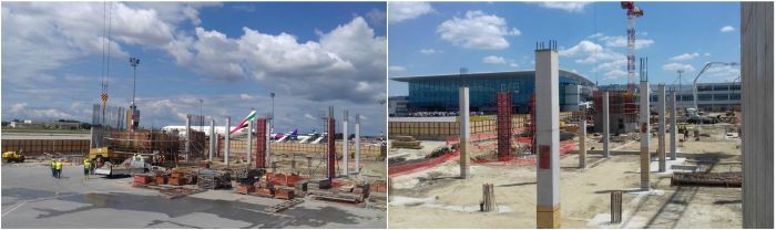 Új terminál látszóbeton felületekkel