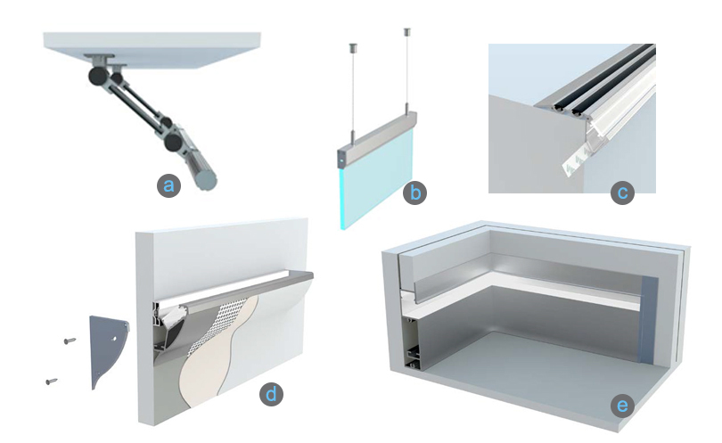 Új építészeti alumíniumprofilok segítik a LED-szalagok beépítését