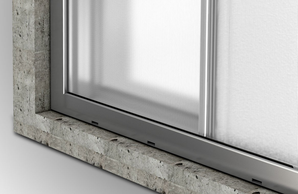 Üregkamrás polikarbonát panelrendszer épülethomlokzatokhoz Üregkamrás polikarbonát panelrendszer épülethomlokzatokhoz