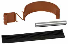 Színes ereszcsatorna-rendszer