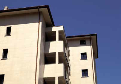 Nagyméretű kerámialapok homlokzatra