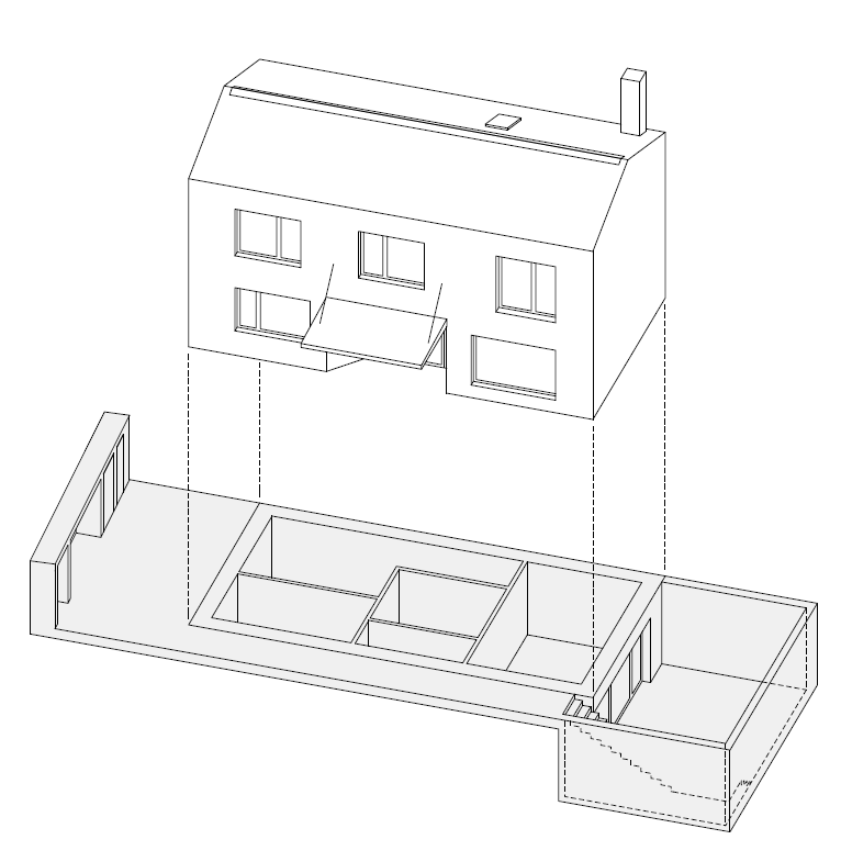 Gondosan komponált terek a házon kívül és belül