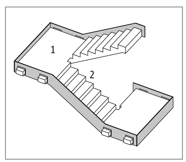 Lépcsőházak akusztikai leválasztása