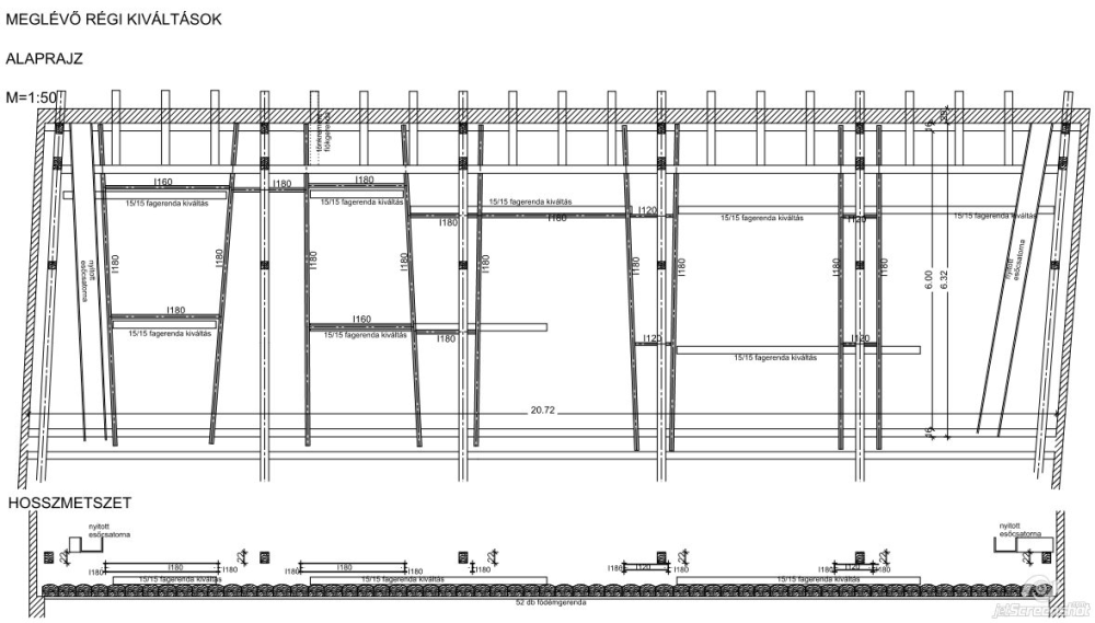 Fagerendás födém károsodása egy százhúsz éves társasházban Fagerendás födém károsodása egy százhúsz éves társasházban
