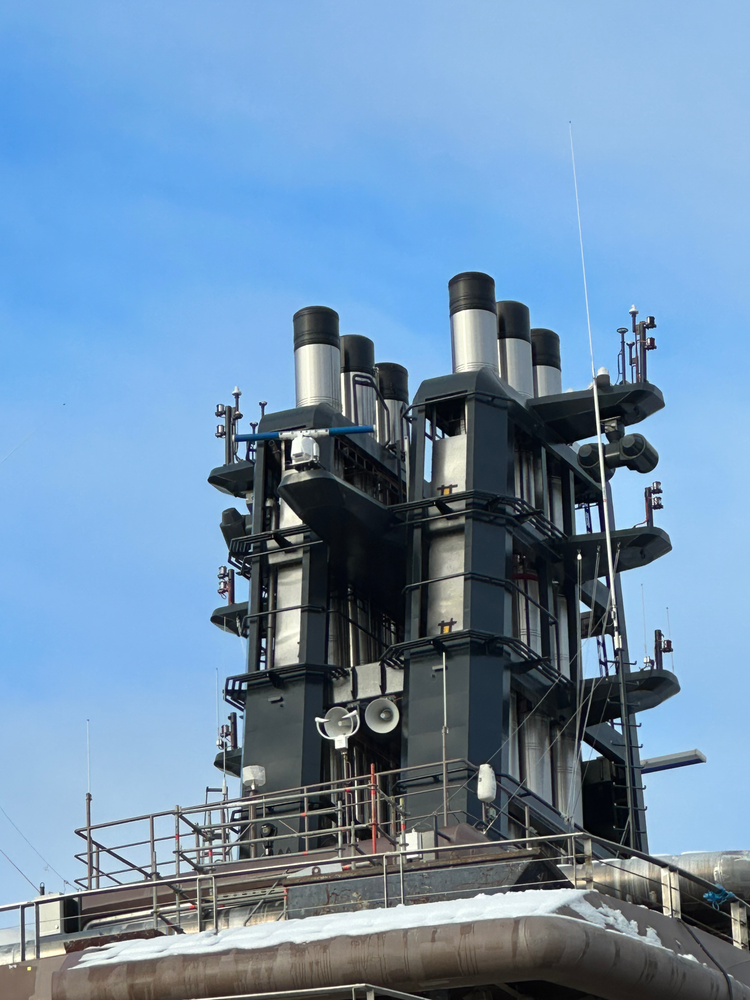 Új kémények a REV Ocean kutatóhajón