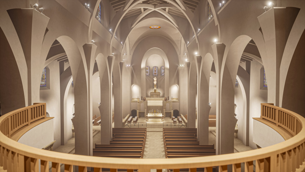 A hagyományokhoz és kötöttségekhez igazodva épült látványosan szép templom Gödöllőn