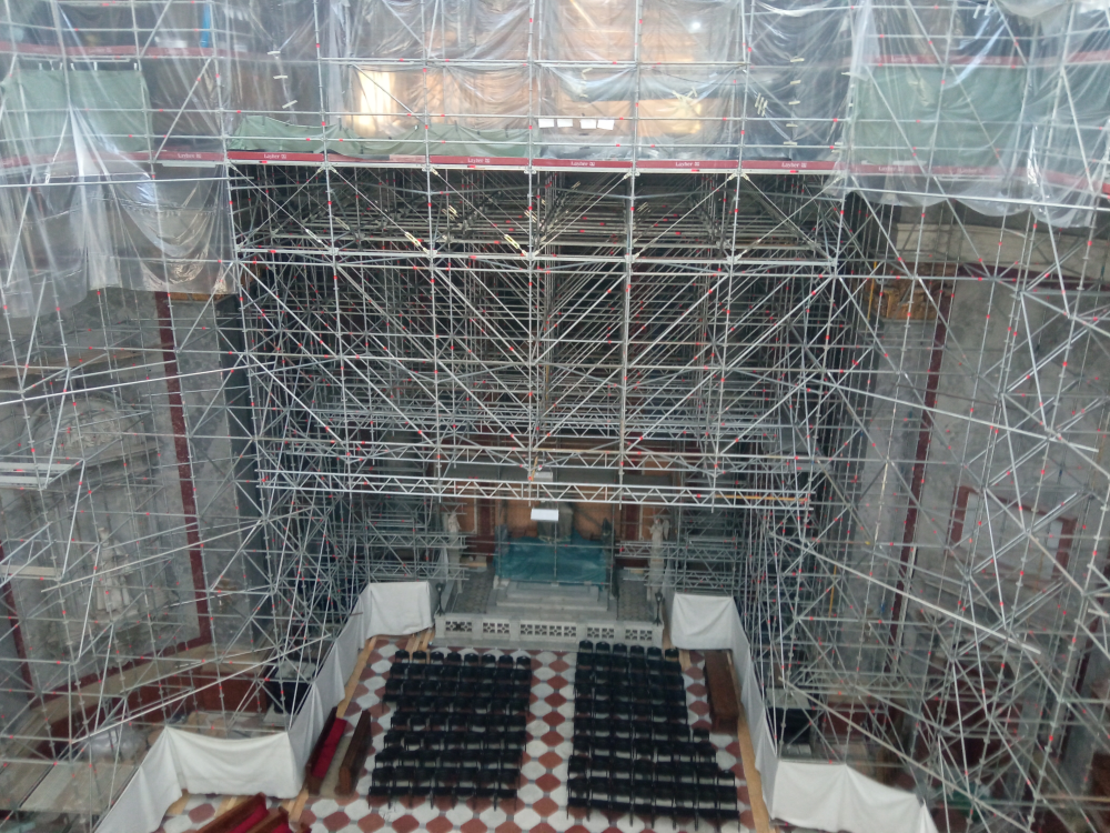 Az esztergomi bazilika boltívrendszerének megerősítése