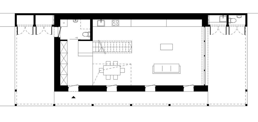 Híd a házban – kifinomult megoldások a tér tagolására
