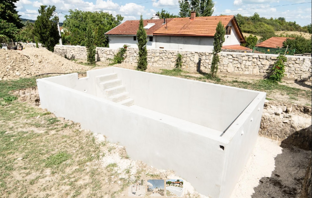 Rövid telepítési idő, hosszú élettartam – előregyártott medence