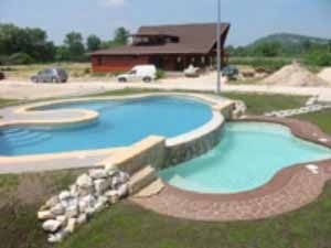 Dekoratív úszómedence-festék