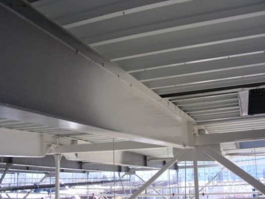 Acélszerkezetek tűzvédelme hőre habosodó festékkel Acélszerkezetek tűzvédelme hőre habosodó festékkel