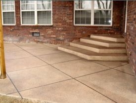 Járható betonfelületek felújítása szórással