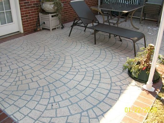 Járható betonfelületek felújítása szórással