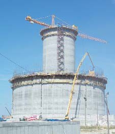 Cementgyári építkezés csúszózsaluzatos technológiával