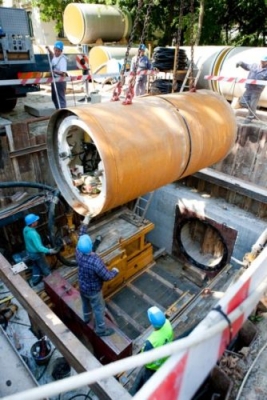 Fúrópajzzsal építenek gyűjtőcsatornát Budapesten