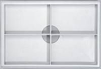 A burkolatba süllyeszthető lábtörlő a vizet is elvezeti