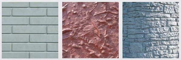 Kreatív betonfelületek zsalura ragasztható matricákkal