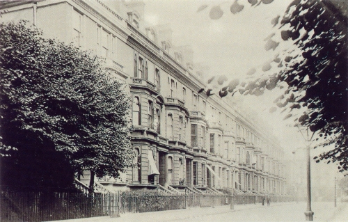 Londoni viktoriánus házak egykor és most