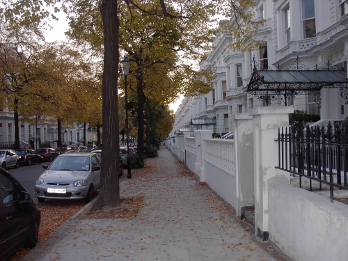 Londoni viktoriánus házak egykor és most