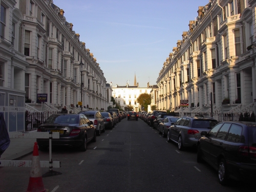 Londoni viktoriánus házak egykor és most