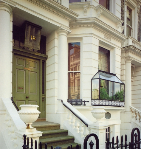 Londoni viktoriánus házak egykor és most