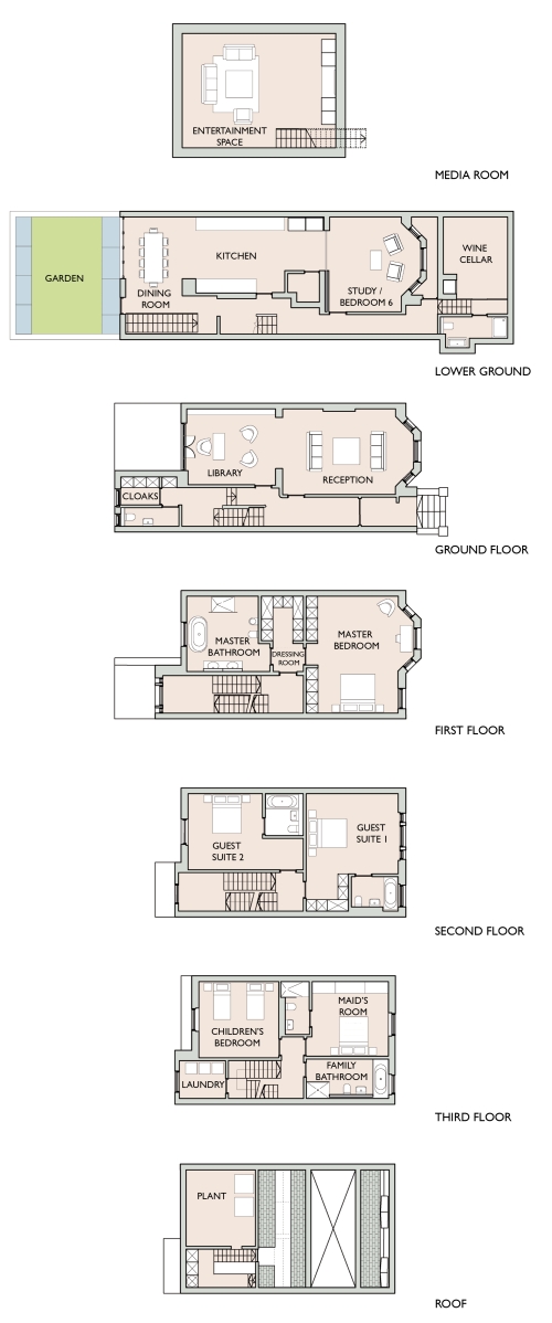 Londoni viktoriánus házak egykor és most
