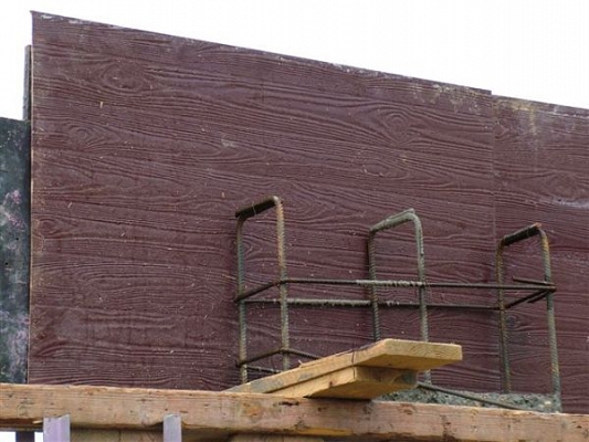 Zsaluhéjak rétegelt lemezből, megerősített bevonattal