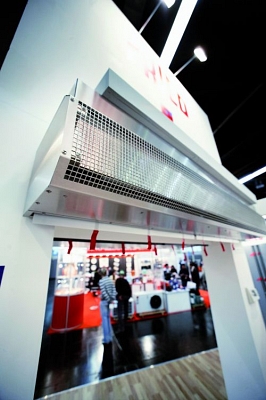 A perforált lemezek mint modern légfüggönyök