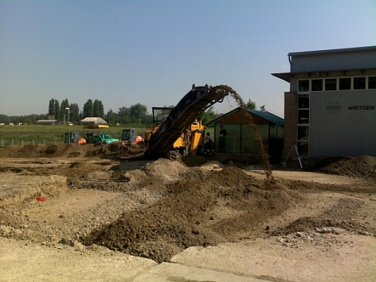 Újrahasznosítás parkolóépítésnél