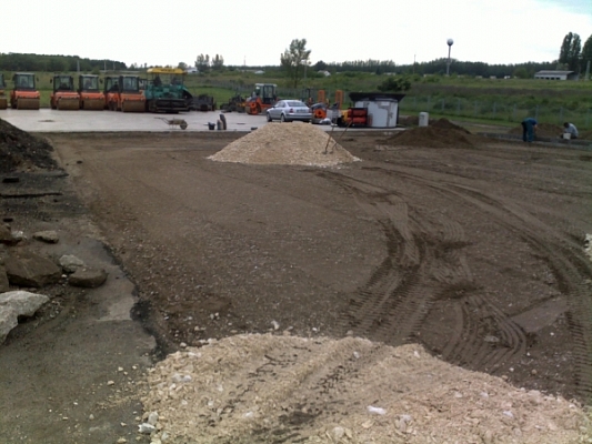 Újrahasznosítás parkolóépítésnél