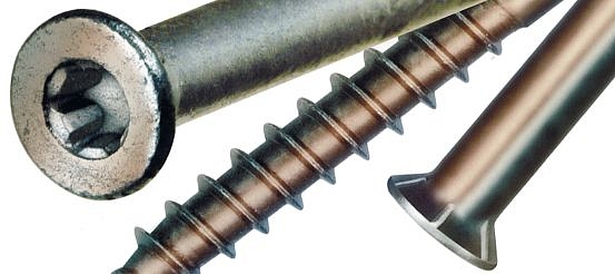 Stílusos és rozsdamentes keményfa csavar nemesacélból