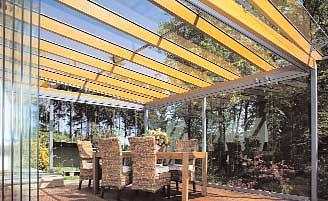 Mozgatható erkély- és teraszbeépítések