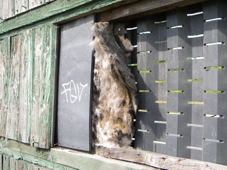 Zajárnyékoló falrendszer fabetonból