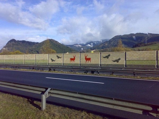 Zajárnyékoló falrendszer fabetonból Zajárnyékoló falrendszer fabetonból